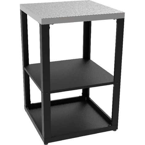 Modulo Piano Outdoor con Scaffale Aperto in Acciaio Inox – Cucina da Esterno Modulare