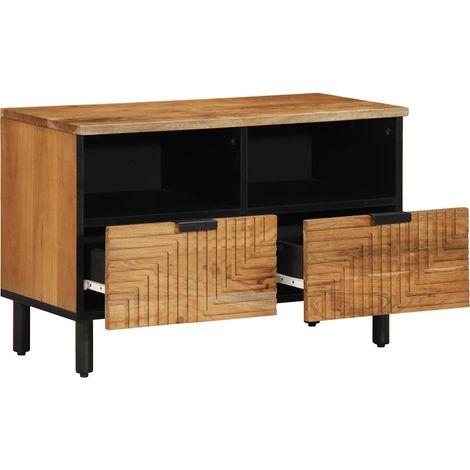 Maison Exclusive - Mobile Porta TV 70x33x46 cm in Legno Massello di Acacia