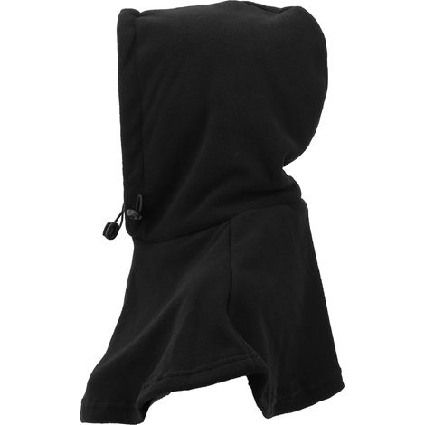 Cagoule polaire cycliste hiver, protection thermique pour vélo - Noir (1/5)