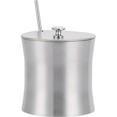 Stainless Steel Seasoning Pot, 375ml Capacity (1/5)