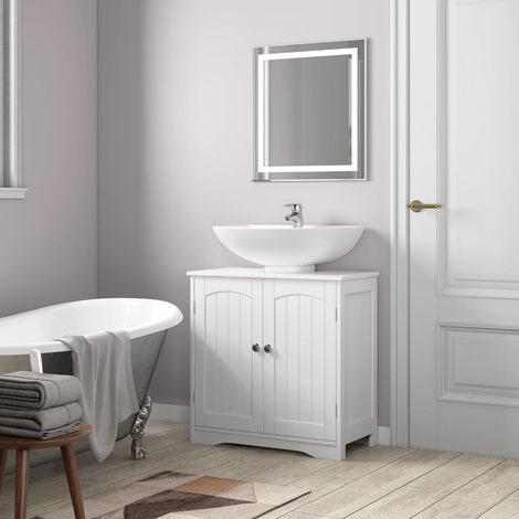 mcc direct Under Sink Bathroom Cabinet Free Standing Storage Unit Colarado WHITE