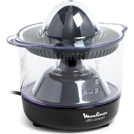 Moulinex PC1208 Ultra Compact Spremiagrumi Elettrico con Accensione e Spegnimento Automatici, 450 ml, 25W, Nero (1/5)