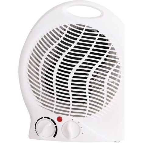 Radiateur soufflant avec 3 niveaux de chauffage ventilateur compact ventilateur puissant 2000 W avec protection contre la surchauffe et protection contre le basculement