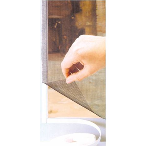 ZANZARIERA IN POLIESTERE PER PORTE cm 75 x 250 - col. nero - 2 teli
