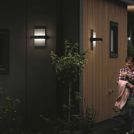 Philips myGarden Lampada Muro LED Afterglow 2x4,5W Antracite 1735293P0 (1/5)