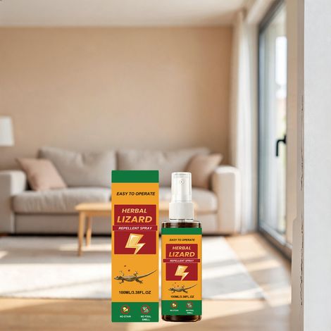 Spray répulsif anti-lézards à base de plantes - Doux, portable, facile à utiliser, pour une utilisation quotidienne en intérieur et en extérieur - 100 ml (1/5)