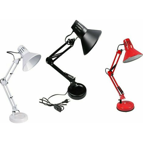 LAMPADA ESTETISTA SNODABILE ORIENTABILE E27 BASE SCRIVANIA TAVOLO TD-101