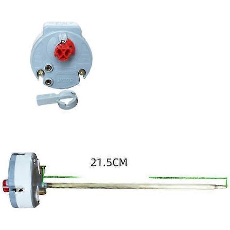 Interrupteur thermostatique en cuivre pur 16A de type fiche pour chauffe-eau électriques Ariston KST18/T105 (gris, version moyenne 21,5 0118) (1/2)