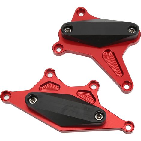 Protecteur de carénage moteur moto, béquille de protection latérale pour Honda CB500F CB500X 2013-2020, rouge, kit de remplacement. (1/5)