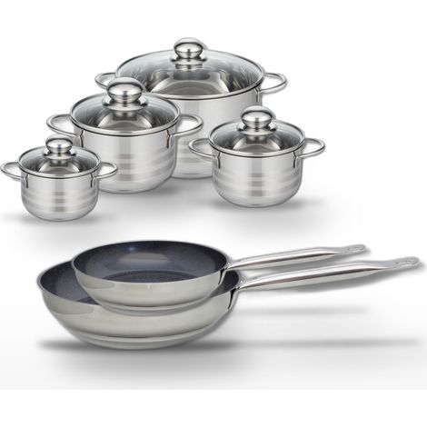 Lot 2 Poêles 24/28cm et 4 Faitouts 12/14/16/24cm Elo Profi Therm Platinum (1/5)