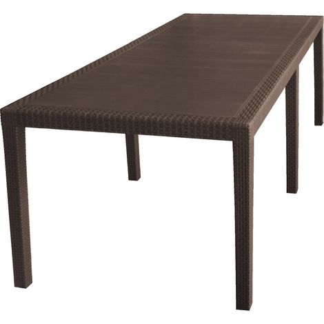 Tavolo Queen Cm 150÷220 x 90X72 H Colore Testa di Moro (1/5)