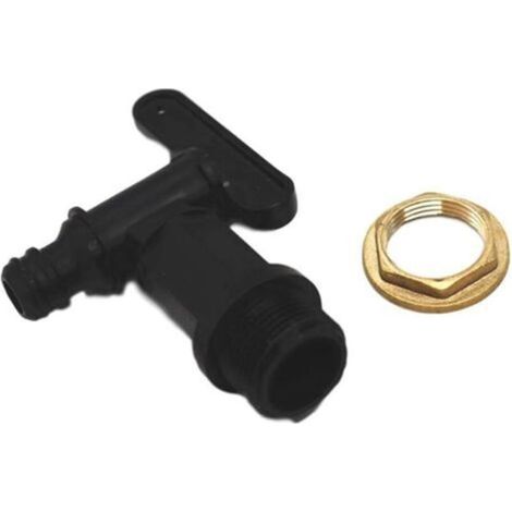 robinet cuve 1000l plastique,Adaptateur de boîte de rangement d'eau IBC,adaptateur robinet tuyau arrosage,Pour recuperateur eau de pluie, réservoir de carburant (1/5)
