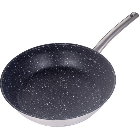 Bratpfanne Ø24cm Serie Ilias Edelstahl Pfanne geeignet für alle Herdarten