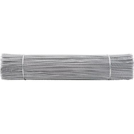 Fil de scellement in.0.5/out.0.3mm 1.1mm L.0.2m Fe galvanisé 1/2kg/paquet