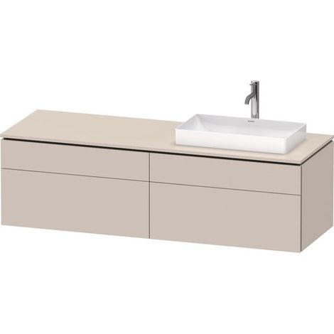 DURAVIT LC4871R83830000 L-Cube KWTU blanc 1620x550x482 mm, taupe