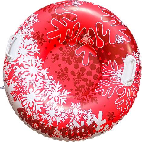 Snow Tube - 80 Cm Diamètre - PVC Épaisseur 0,6 Mm - Pour Enfants Et Adultes - Charge Maximale 272 Kg - 1 Pièce (1/4)