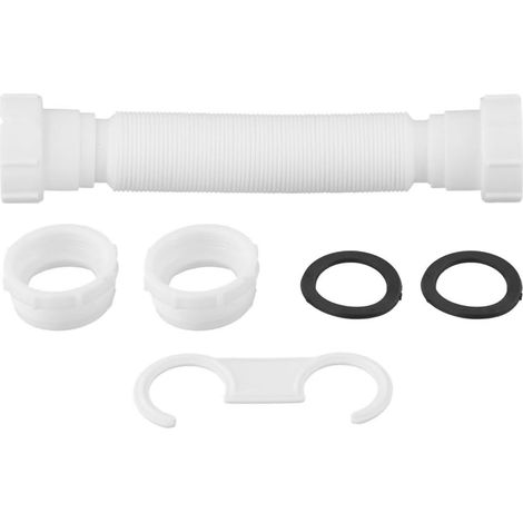 Raccord de Tuyau d'évacuation Flexible de 40 mm, raccord à Compression Universel pour Tuyau d'évacuation de plomberie pour évier, Cuisine, Salle de Bain (1/5)
