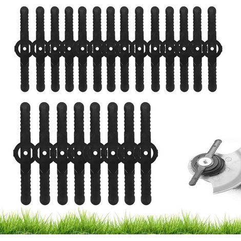 60 Ersatzklingen 5 mm Trimmer Zubehör für elektrische Rasenmähermesser kompatibel mit verschiedenen Akku Rasentrimmern Rasentrimmer für Terrasse (1/5)