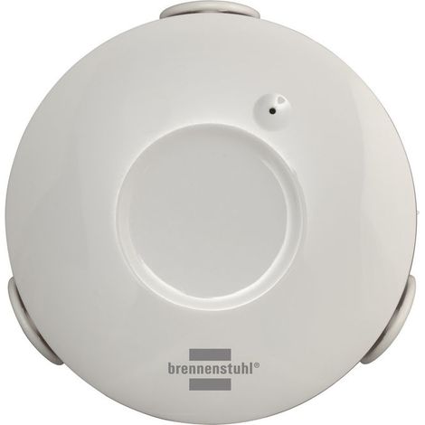 Brennenstuhl 1293930 Rilevatore d'Acqua Sistema di Sensore e Allarme Cablato con Batteria Ioni di Litio 3 V Compatibile con Brennenstuhl Connect colore Bianco