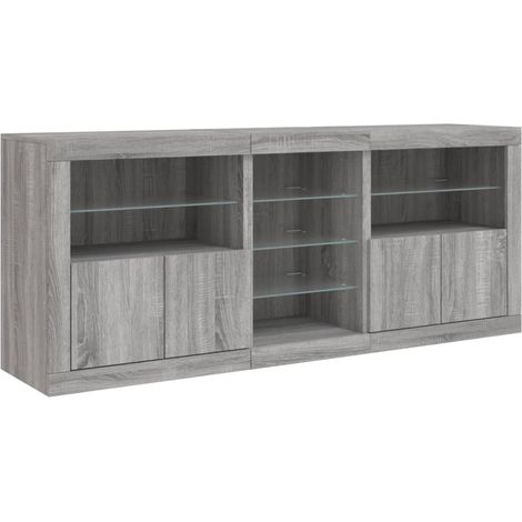 Aparador-cómoda-mueble-organizador-cocina-salón-salón-con-luces-LED-sonoma-1815x37x67cm-gris-020030063