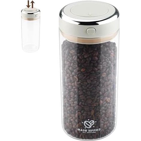 Recipiente de vacío para café - Hermético - Con válvula de ventilación - 500 ml (1/5)