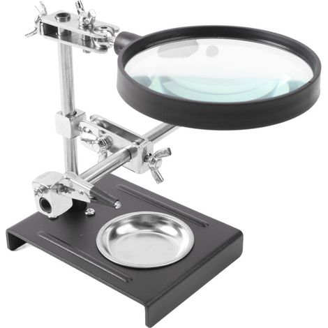 Station de soudage avec loupe, réparation de soudage de bureau avec support de Clip auxiliaire pour PCB, Circuit imprimé de téléphone portable (1/5)