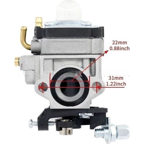 Carburateur compatible TL23 / TL26 / TU26 – remplacement moteur thermique