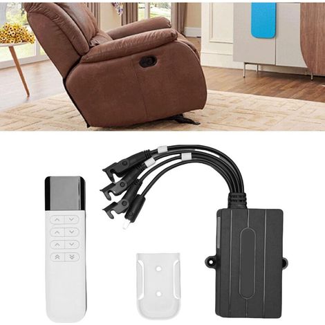 Commande sans Fil Motorisée de Fauteuil Roulant Intelligent, Contrôleur Sans Fil 2.4G Mono-Moteur pour Siège de Levage Électrique, Système de Commande de Siège Inclinable Intelligent avec une Protecti (1/5)