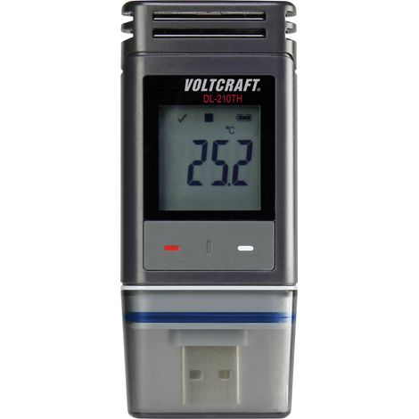 VOLTCRAFT DL-210TH Temperatur-Datenlogger, Luftfeuchte-Datenlogger Messgröße Temperatur, Luftfeuch (1/5)