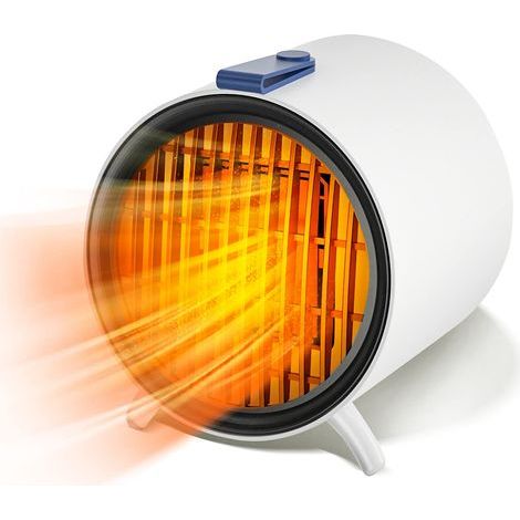 Chauffage, chauffage en céramique, chauffage électrique 500 W, protection contre la surchauffe, chauffage d'appoint, adapté pour l'intérieur, le bureau, la maison, la chambre à coucher. (1/5)