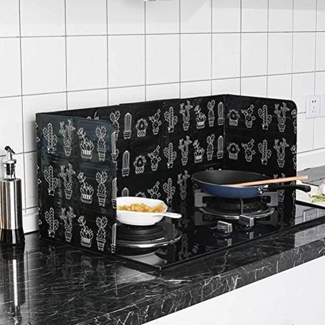 [NIEMALS VERWENDET] Daxoon Spritzschutz Schallwand Faltbarer Kochen Schallwand für die Küche Gasherdschutz