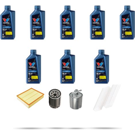 Kit tagliando 4 FILTRI e 8L OLIO compatibile con Nissan Navara (D40) 2.5 Dci 128kw Dal 2005 (1/5)