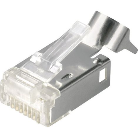 Metz Connect 1401505010-E RJ45 Steckverbinder CAT 6a 1401505010-E Stecker, gerade  Pole: 8P8C   1 St