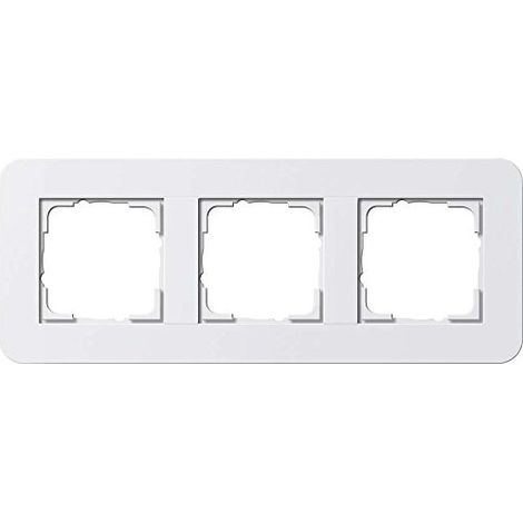 GIRA CADRE DE FINITION 3 0213410 BLANC PUR/BLANC PUR E3 CADRE DE FINITION 4010337023739