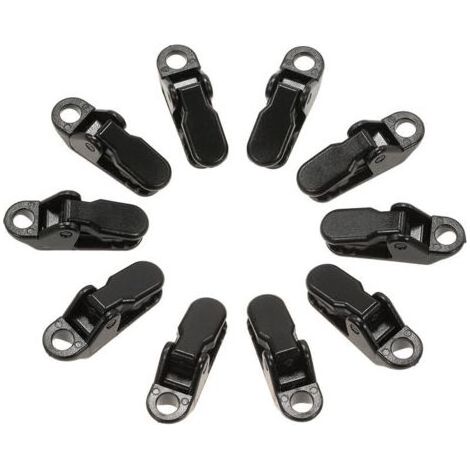 Pinces pour Bâche - Fixation pour Auvent - Lot de 10 Pièces (1/5)