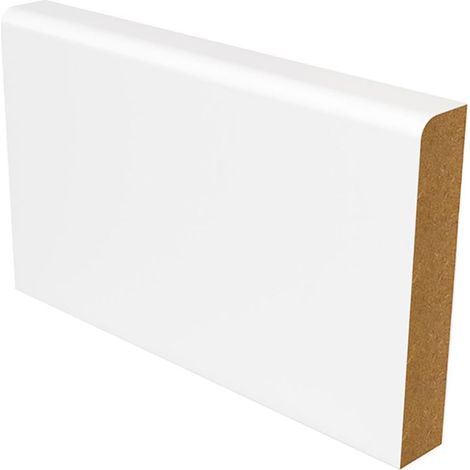 18mm x 68mm MDF White Primed Pencil Round Architrave 4400mm