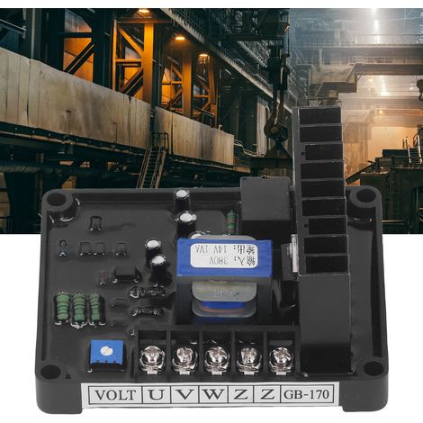 Régulateur de tension triphasé GB-170 AVR à balais de carbone pour groupe électrogène diesel à balais 380 V (ST/STC) (1/5)