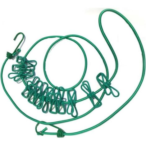 2 Pcs Corde À Linge Rétractable Corde À Linge Voyage En Plein Air Corde À Linge Rétractable Corde À Linge Extérieure Corde À (1/4)