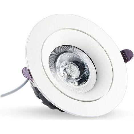 Spot LED Encastrable Extra Plat étanche 5W Spots de Plafond Spots Encastrés LED Blanc froid 6500K éclairage Encastrés (1/4)