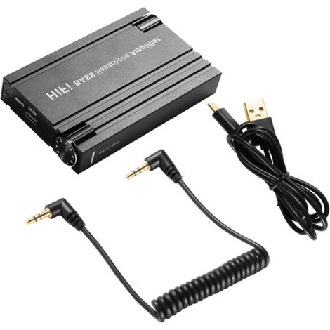 Amplificateur Audio pour Casque HiFi 16-600 Ω avec Bluetooth 5.0, Prise Auxiliaire 3,5 mm, pour Téléphone, PC, Lecteur de Musique, (1/5)