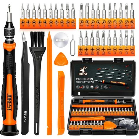 Präzisions-Schraubendreher Set 38-teilig mit Torx, Triwing, Kreuzschlitz für Elektronik (1/5)