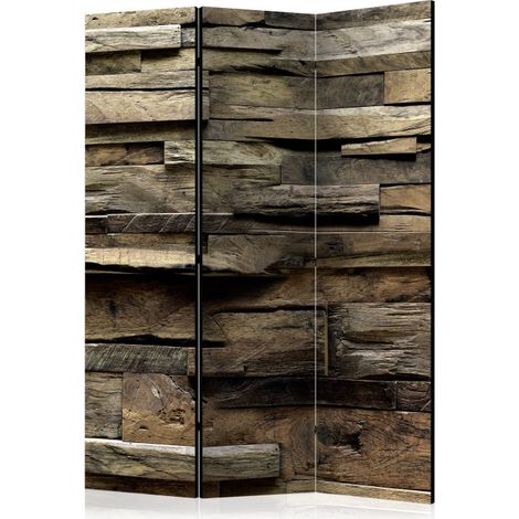 Paravent 3 Volets "Rustic Style : Country Cottage" 135x172cm (1/2)