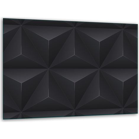 Soporte para tabla de cortar de cristal de 40x30 cm, color negro (1/5)