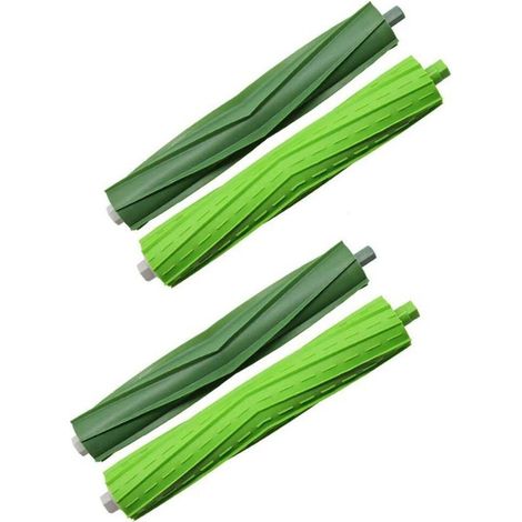 Brosses de rechange en caoutchouc adaptées aux accessoires d'aspirateur iRobot Roomba i7 i7 + E5 E6 E7, 2 ensembles (1/4)
