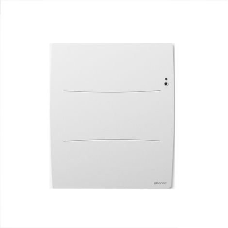 Atlantic – Radiateur à inertie horizontal 750W – Double corps en aluminium – Connecté avec pilotage intelligent – 503121