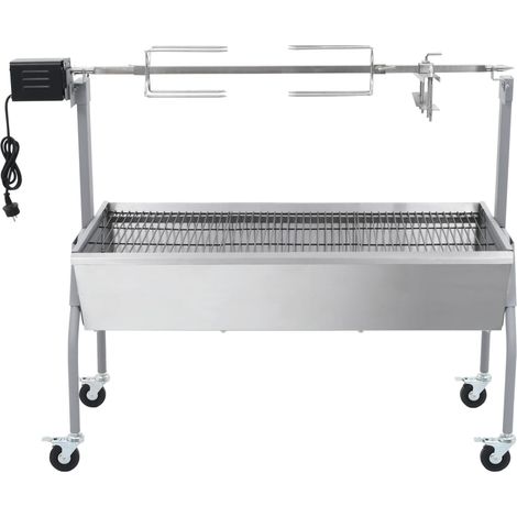 Rôtissoire pour barbecue électrique Acier inoxydable