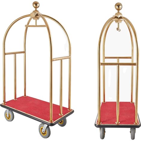 Carrello portabagagli, elevata capacità, struttura robusta, portata massima 1500 libbre. (1/2)