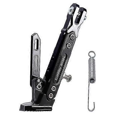 Motorrad-Seitenständerhalterung, Fußstützenhalter, Parkstützenhalterung, Pitbike-Zubehör, Moto-Motorradzubehör, Universal – Grau (1/5)