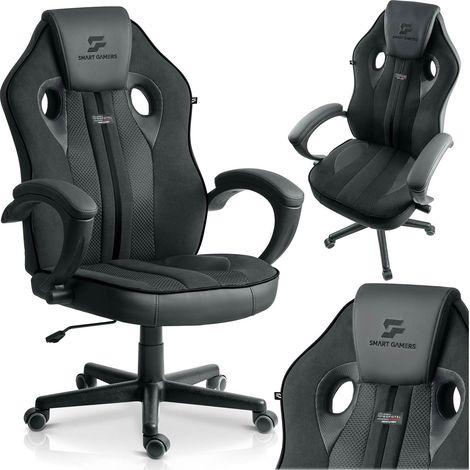 Sedia da gaming girevole Master Sofotel, sedia da gaming a secchiello