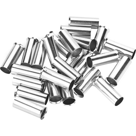 Kit d'assortiment de 125 cosses en cuivre non isolées à virole pour câbles électriques, calibres 1/2/4/5/7 AWG. (1/5)